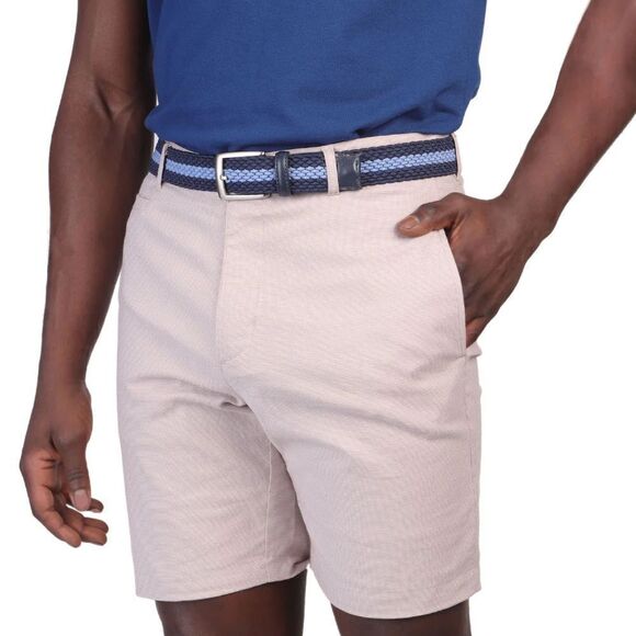 TailorByrd CONTRAST TRIM TEXTURED DOBBY
SHORTS NEW khaki Size 40 - Picture 1 of 16